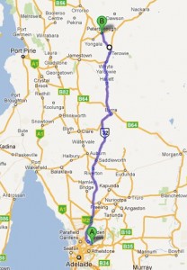 Our planed route for Day 1