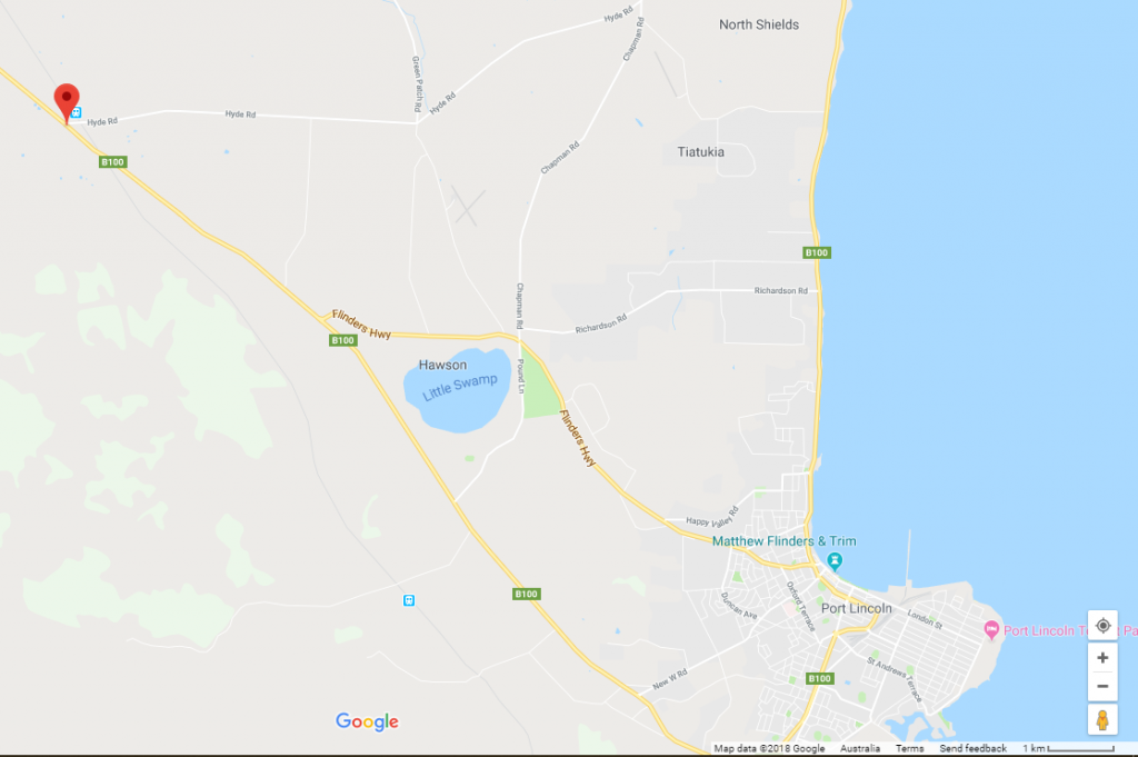 Map of Coomunga, South Australia