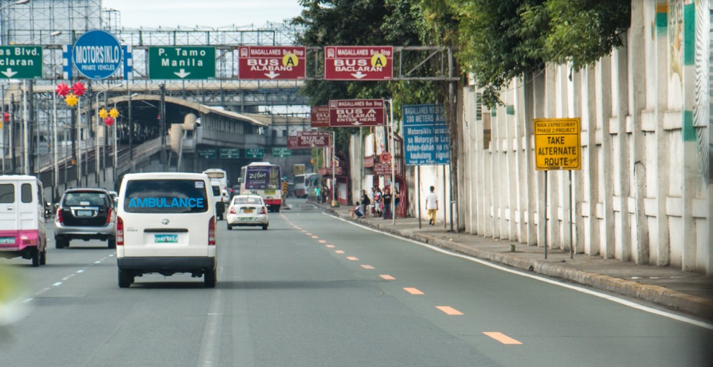 Street approaching Makati