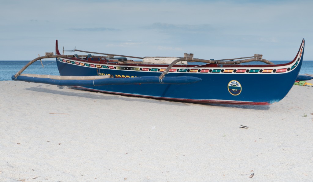 Fishing boat in Zambales, Philippines