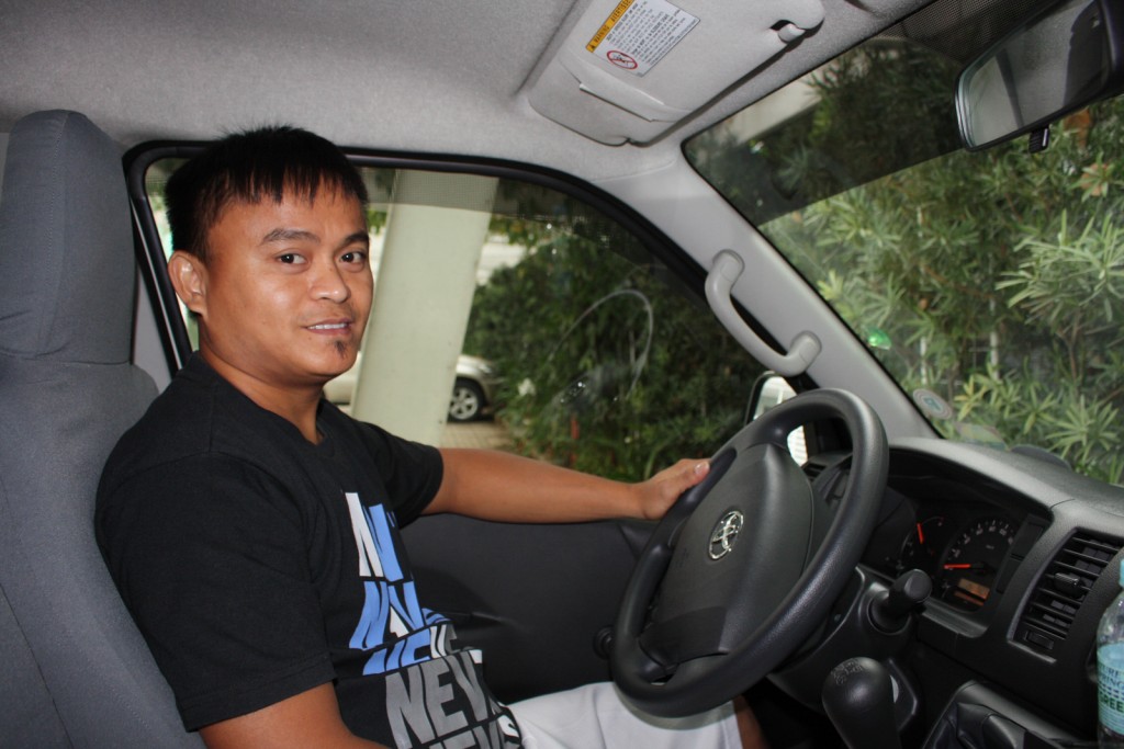 Fernando, our driver in the Philippines