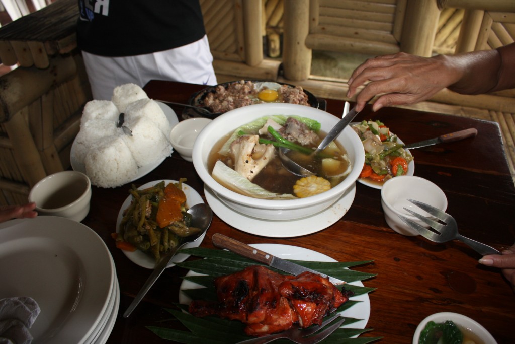 Dinner in Tagaytay, Philippines